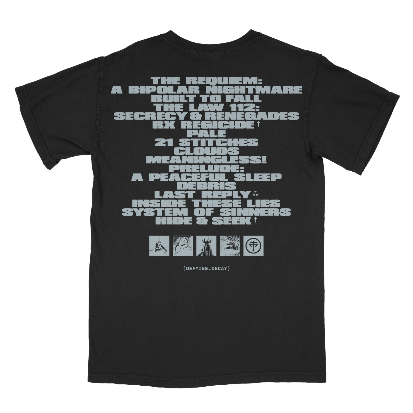 Synthetic Sympathy - Tracklist Tee [PRE-ORDER]